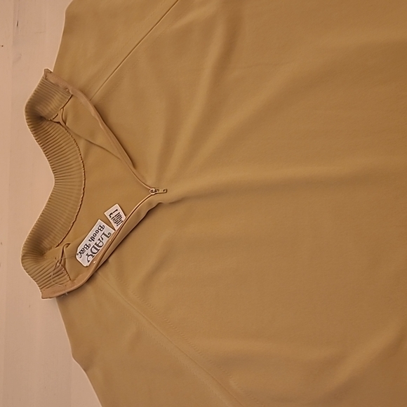 EUC VTG 70s Lady Booth Bay Khaki Mockneck Short Sleeved Shirt - Picture 9 of 13